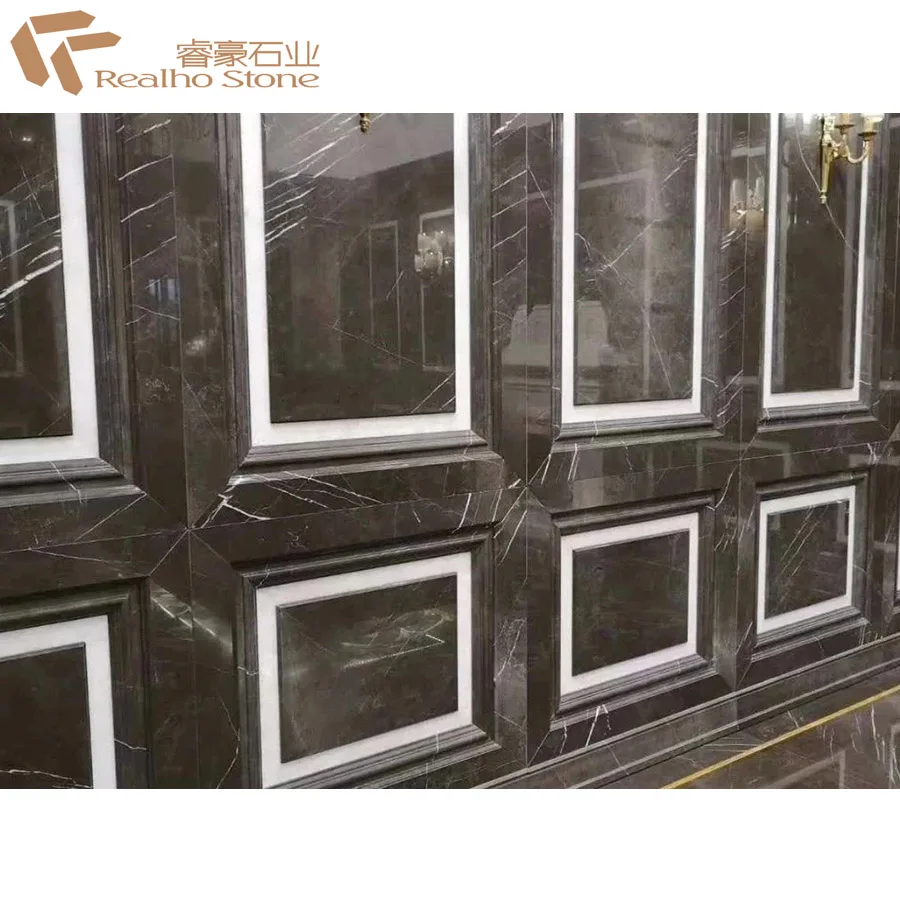 Hot Sell Bulgarian Grey Marble Slabs Tiles For Home Decoration