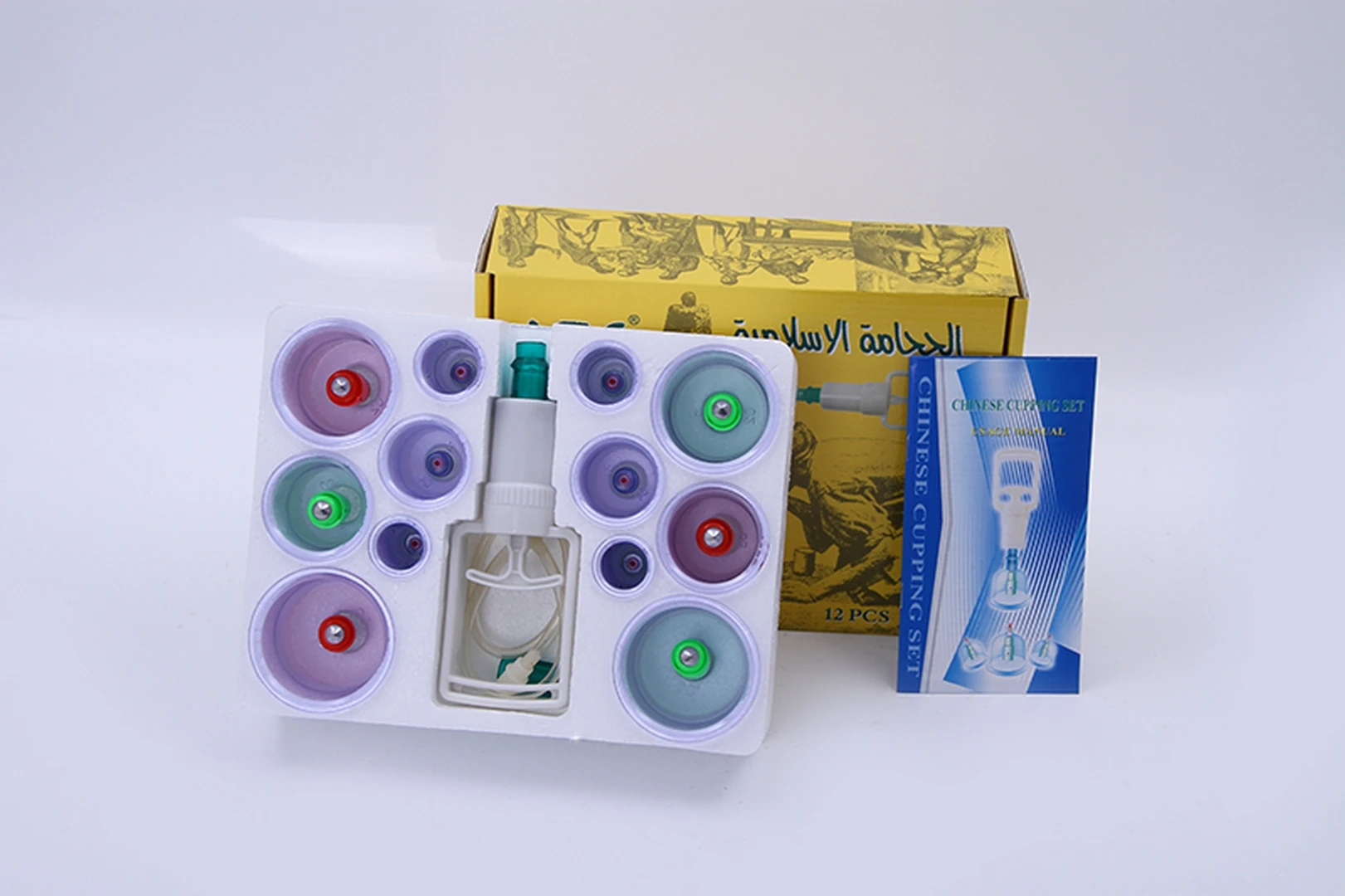  Оптовая продажа Набор вакуумных чашек Hijama высокого качества по индивидуальному