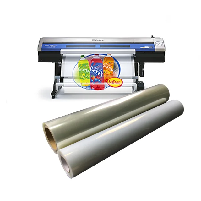 Premium Waterproof Plastic Transparent Inkjet PET Film In Roll For Silk Screen Printing