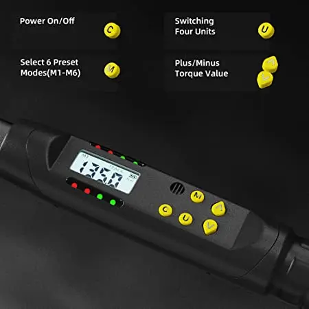 Digital Torque Wrench Electronic Torque Wrench LCD Display