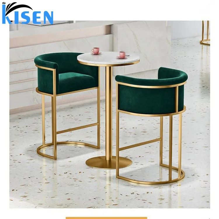 Hot sale 2024 popular high height bar stool master chair green grey black pink color for beauty spa salon manicure table use