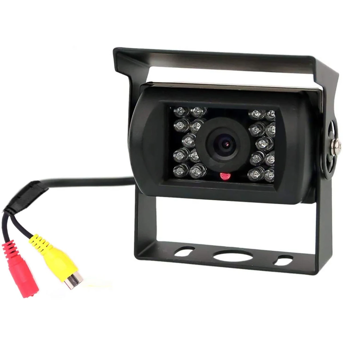 Backup Camera Monitor Kit Van RV 175 degree Wide View Wired Infrared HD Small Rear View Cam 7 inch Adjustable Monitor Truck