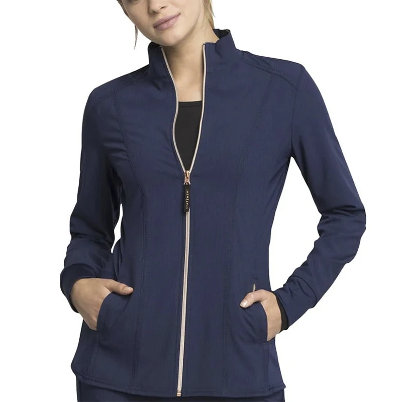 Высококачественная Женская куртка на молнии спереди, унисекс, дышащая, из хлопка и полиэстера