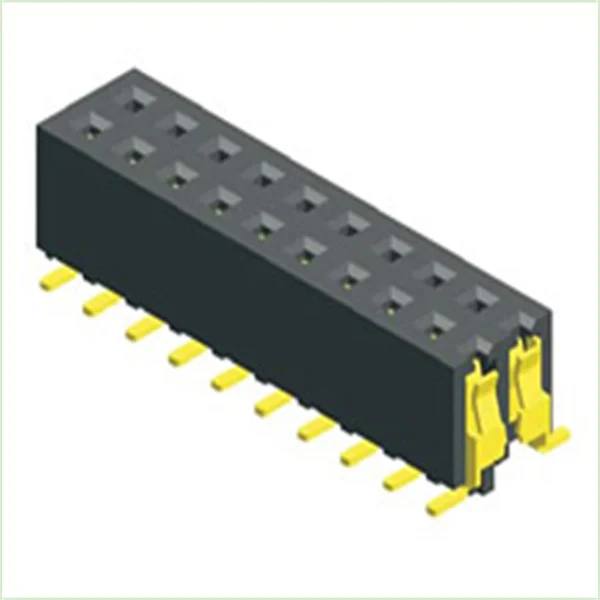 1.27mm pitch female header connector dual row SMT type