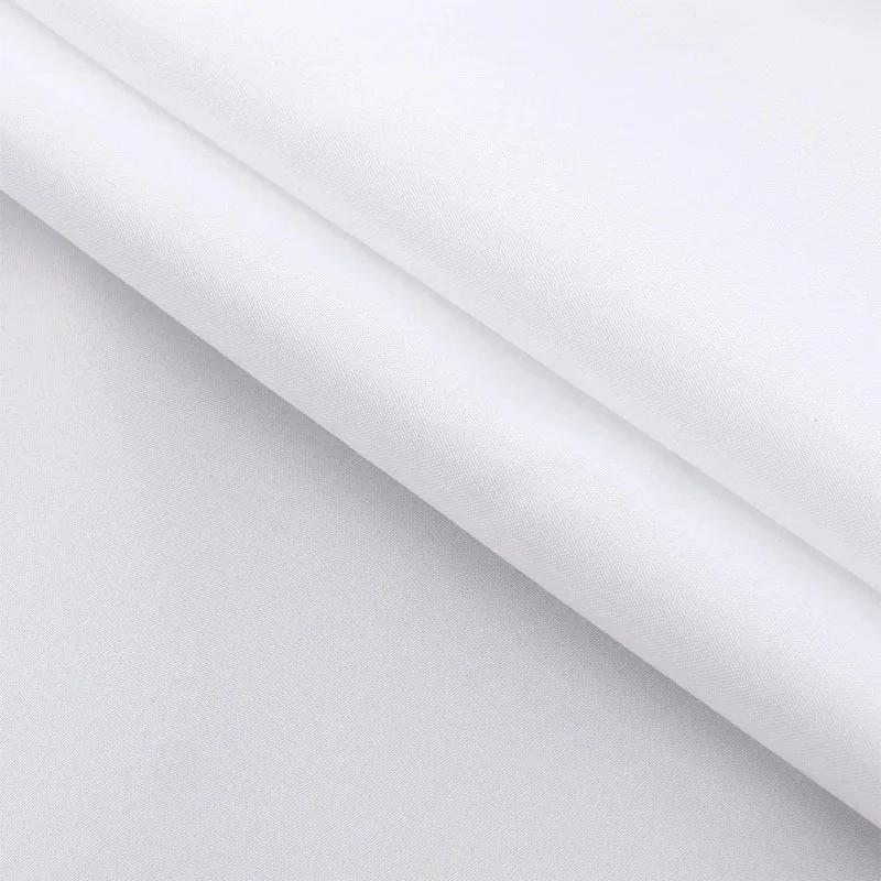 100% Polyester Fabric Bathroom Shower Curtain Wholesale, 180 X 200 CM White Heavy Duty Bath Waterproof Shower Curtain Liner