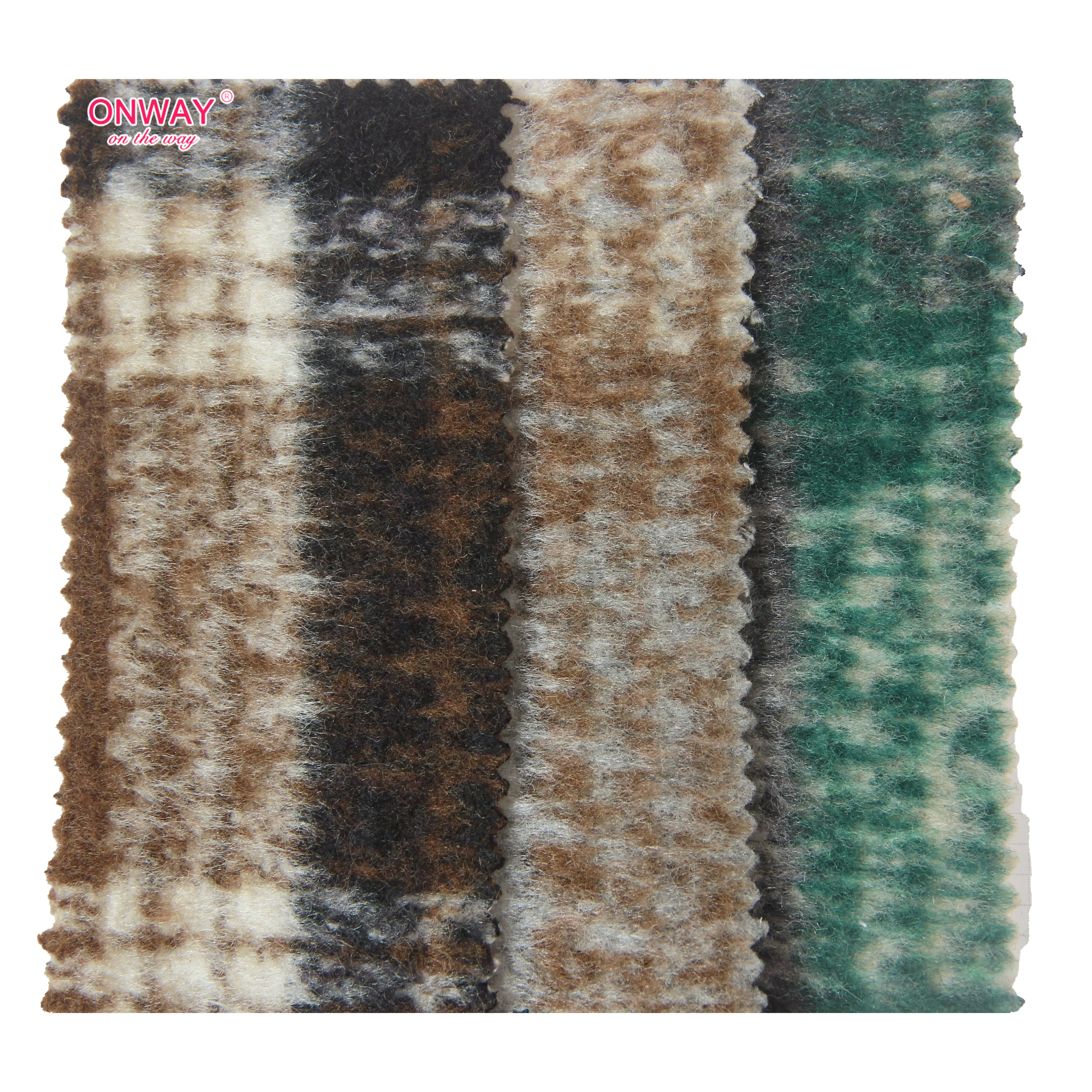 China Manufacturer tartan plaid stripes women coat fabric wool polyester blend fabric (1600407124334)