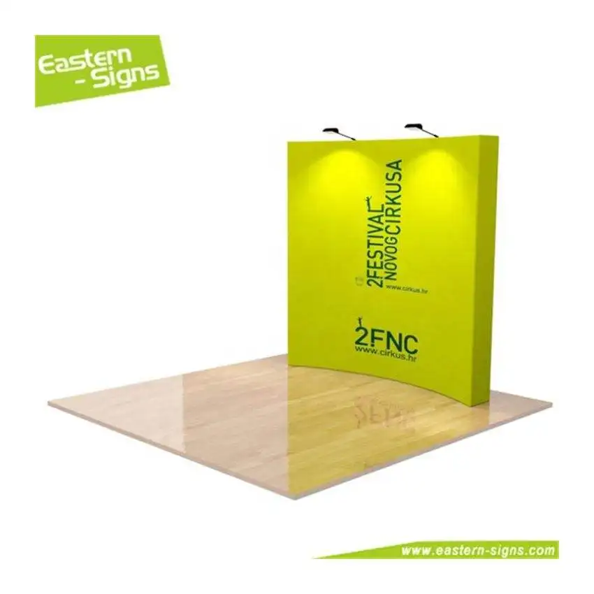 8ft 10ft 20ft exhibition backdrop trade show roll pull up pop up display booth stretch tension fabric display banner stands