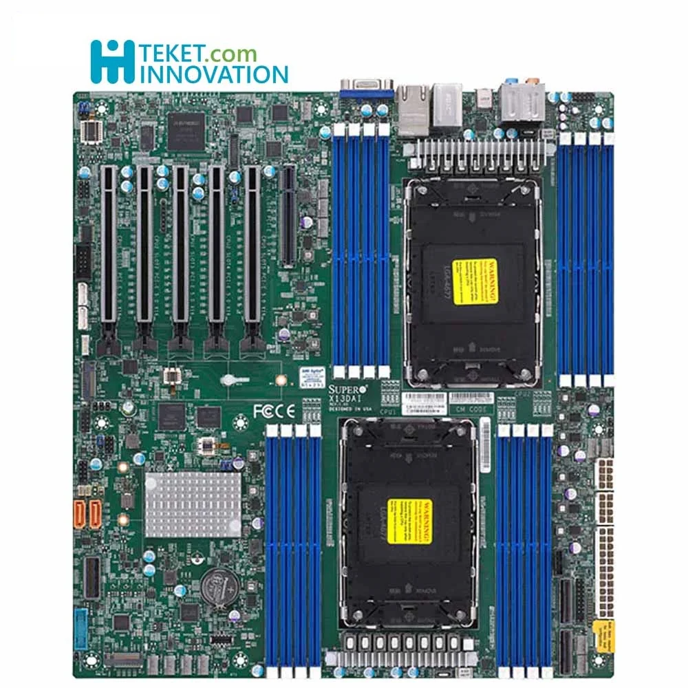X13DAI-T 4th Gen Intel Xeon Scalable processors, Dual Socket LGA-4677 (Socket E) , CPU TDP supports up to 350W TDP