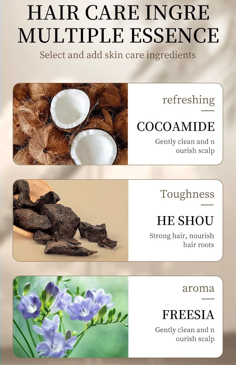 OEM/ODM Manufacturer Sulfate Free Hair Care Product Moisturizing Coconut Oil Shampoo and Conditioner Set for Men and Women