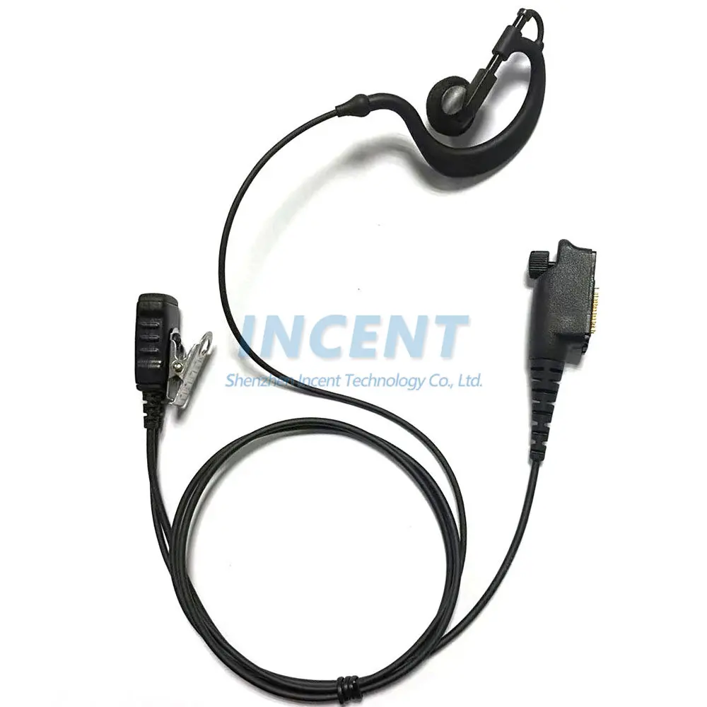 Ham Radio China,G Hook Earpiece Earphone with microphone wired For EADS AIRBUS CASSIDAN TH1N THR8 HDS-18