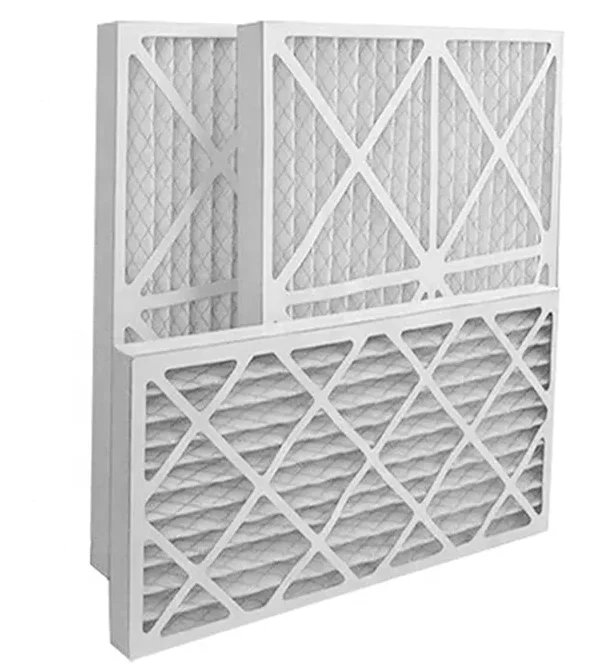 Customized OEM MERV 8 Paper Frame Furnace Air Conditioner Pleated Air Filter