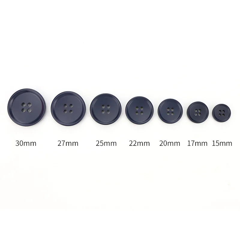 Customized round 4 holes resin button sewing overcoat shirt coat buttons for Suit Accessories