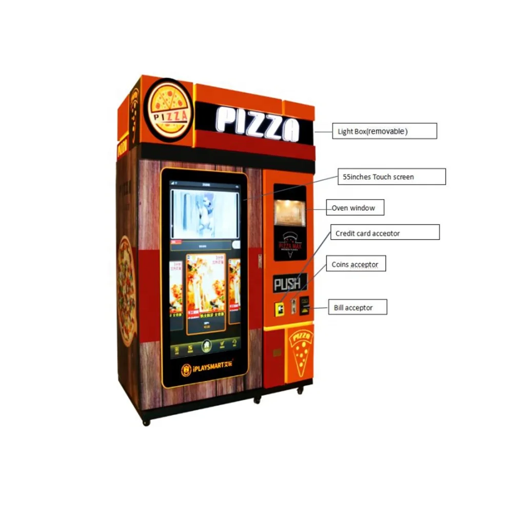 Pizza Making Vending Machine Fast Food Fully Automatic Pizza Vending Machine For Sale