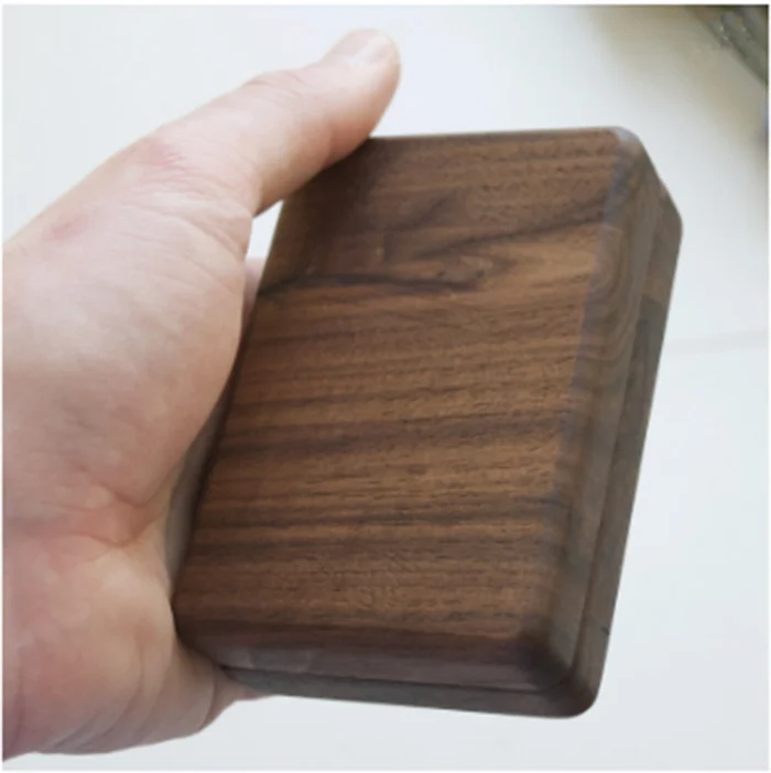 Luxury walnut wooden gift box of usb flash drive