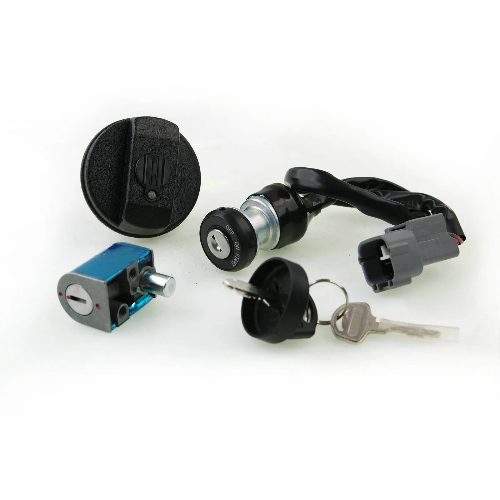 ATV/UTV parts & accessories Switch Lock Assy With FUEL TANK CAP 5HY0-011000-10000 Ignition Key For CFMoto 1000 UFORCE 1000