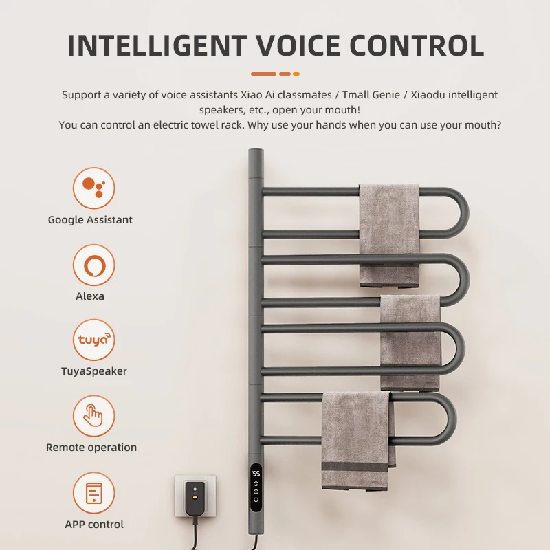 Good quality Heated Racks Rail Radiator Classic Style Towel Warmer Waterproof Bathroom Vertical Heated Towel Rail