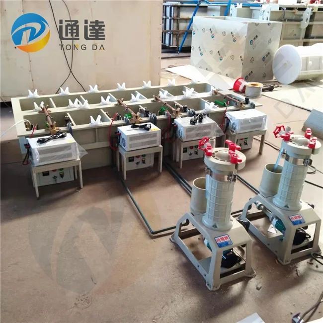 Galvanizing equipment titanium anodizing rack chroming machine for sale