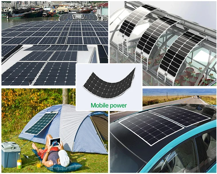 Singfo Solar 200w flexible solar panel cell for cabin fishing boats flexible solar panel portable power bank