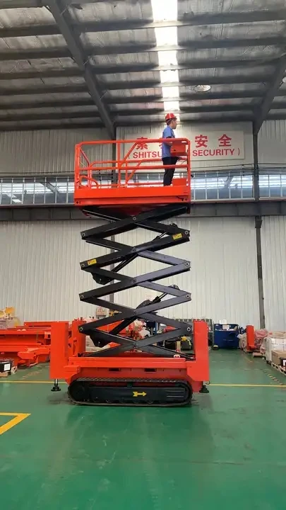 BSSP 8CS Электрический МОБИЛЬНЫЙ ГУСЕНИЧНЫЙ 8 м 9,75 м платформа самоходный ножничный подъемный стол