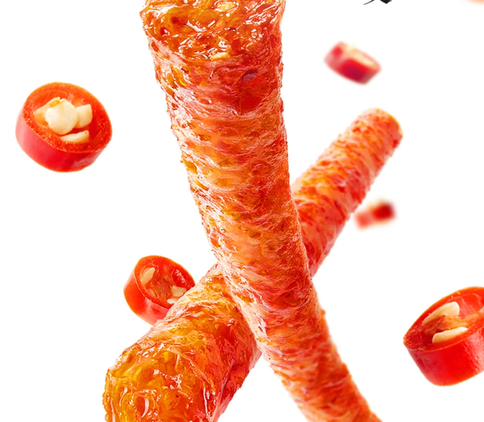 Hot selling Weilong Vegetarian Gluten Big gluten and spicy sticks Net red spicy gluten