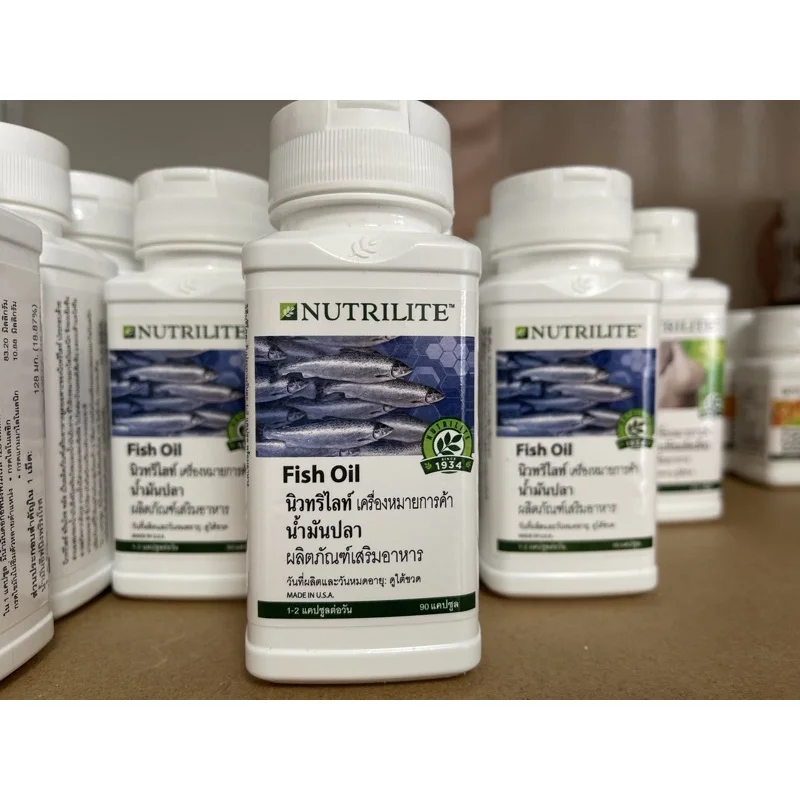 NUTRILITE Fish Oil  Contains 90 Capsules dietary supplement Nutrilite fish oil provides omega 3 fatty acids such as EPA and DHA