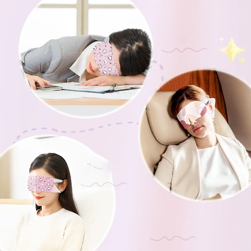 Rechargeable Eye Protector Massager Steam Hot Compress Sleep Atomized Eye Mask for Eye Fatigue Relief