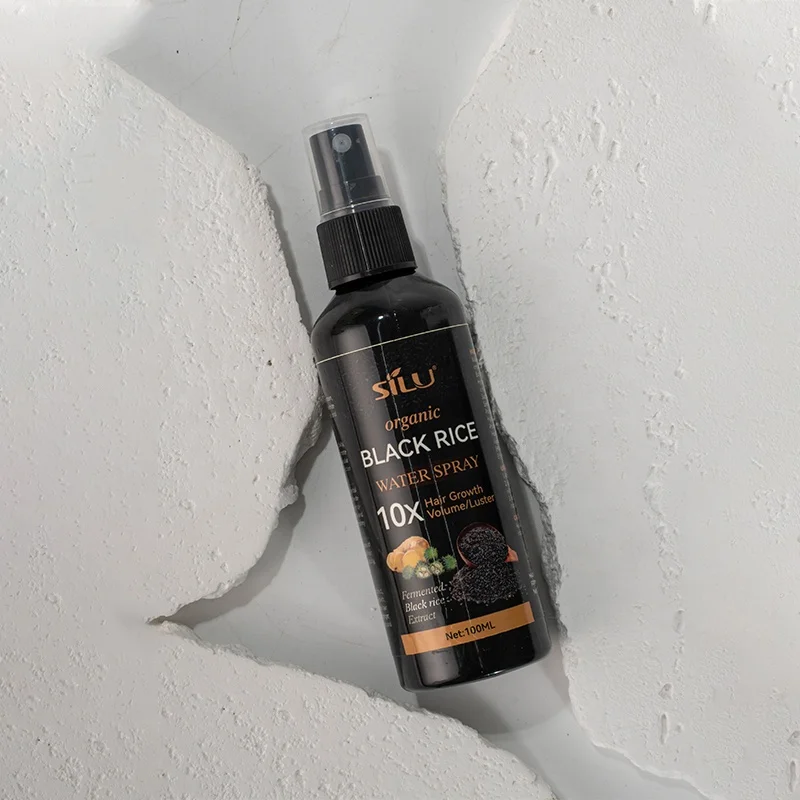 Hair increasing hairline hairgrow spray anti hair loss essence black rice extract wild rapid hair growth oil spray