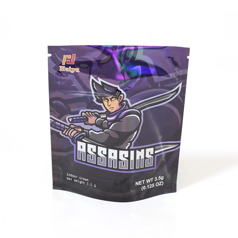 smell proof fishing bait bags custom print plastic zip lock bag with hang hole