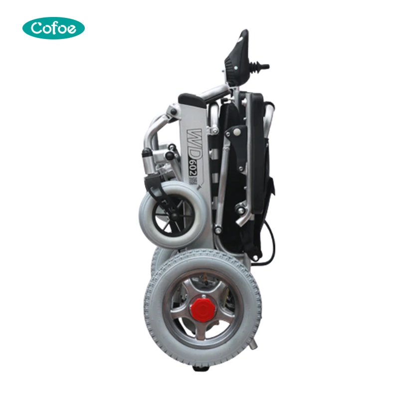 2022 certificates approved remote control portable folding electric aluminum wheelchair