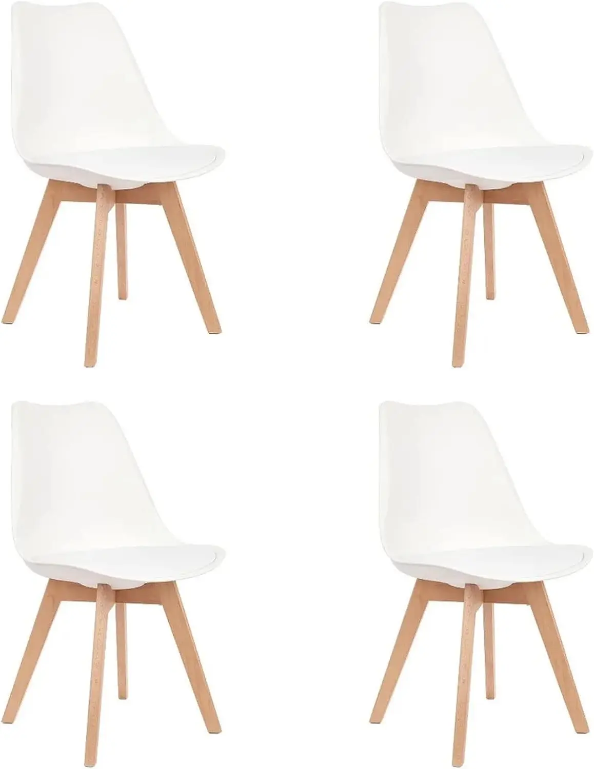 Modern Home Furniture Nordic Design Wooden Legs Plastic Tulip Chair Plastic Dining Room Chairs for dining room