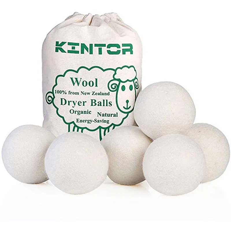 Custom New Zealand Wool Dryer Felt Balls Premium Organic Chemical-Free Reusable Laundry Dryer Discs