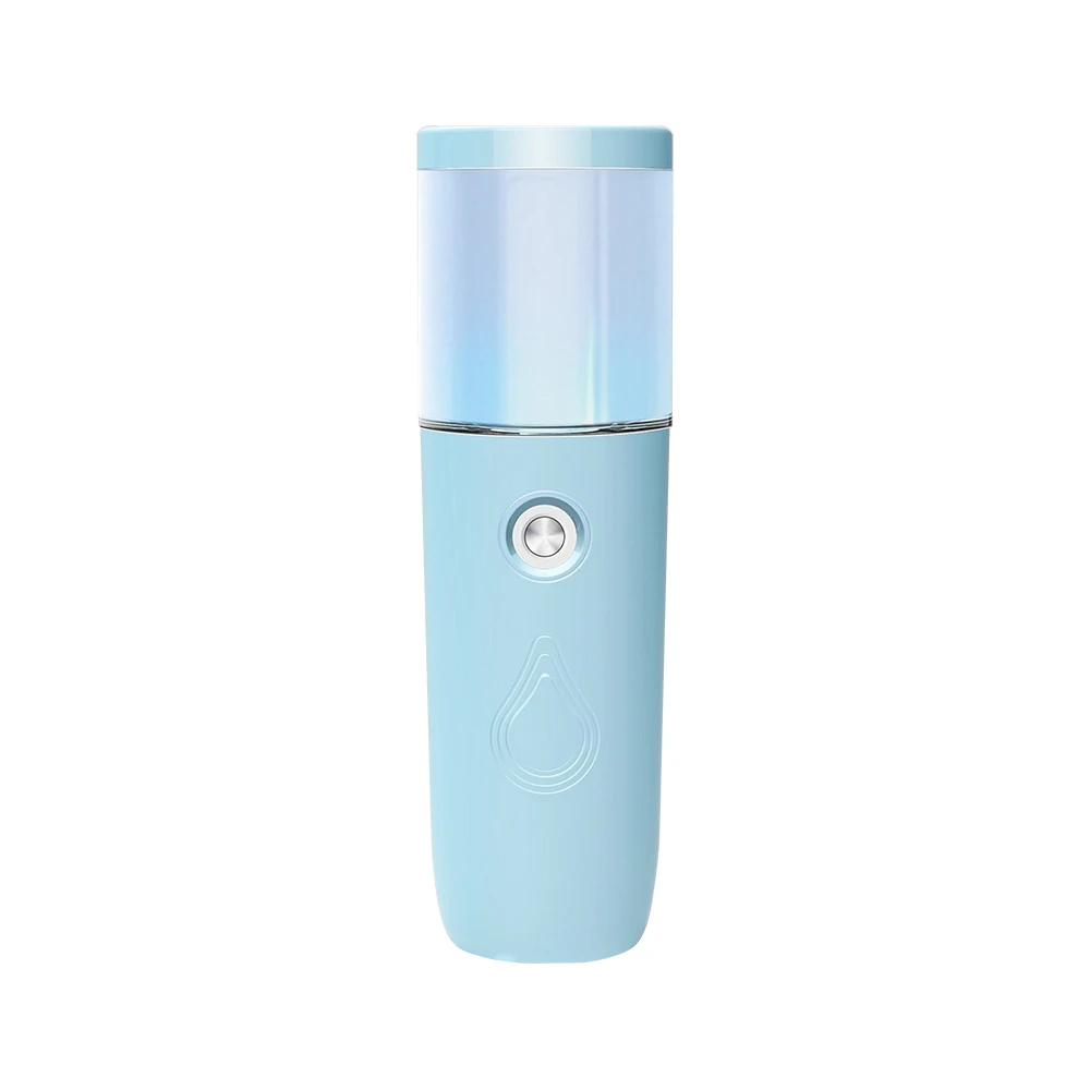 
30ml Mini Nano Mist Sprayer Facial Steamer Portable Mist Sprayer Moisturizing and Hydrating for Skin Care USB Recharging 