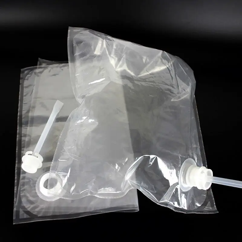 Прозрачный мешок в коробке нагрудник длинный трубчатый диспенсер клапан для молочных продуктов фруктов овощей молока жидких яиц сиропа 3 л 5 10 15 20