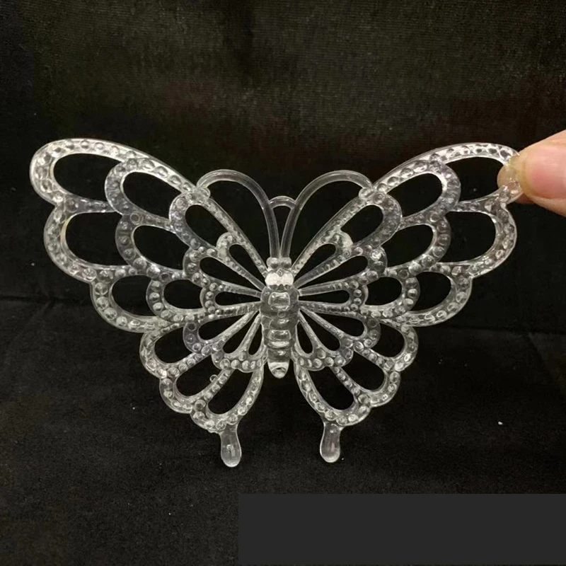 Свадебная композиция, воздушное потолочное украшение, подвеска, кристально прозрачное акриловое украшение в виде бабочки