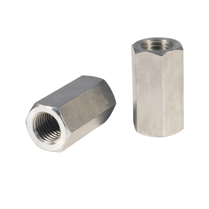 Нержавеющая сталь SS304 SS316 SS316l, длинная гайка, муфта, гайка INOX A2 A4, приварная Шестигранная гайка