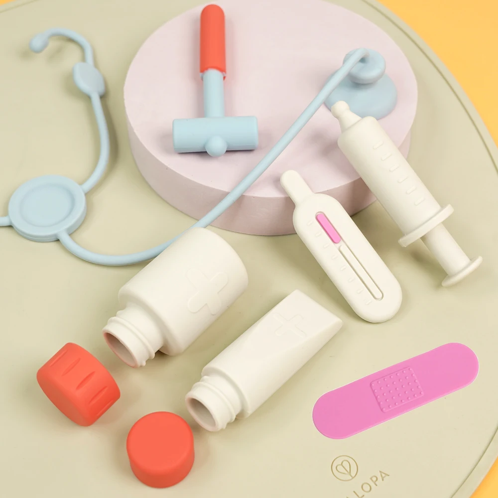 Wolife Original Design Medical Kit Simulation Doctor Pretend Play Role-Playing Children Play House Medical Kit Doctor Toy Set