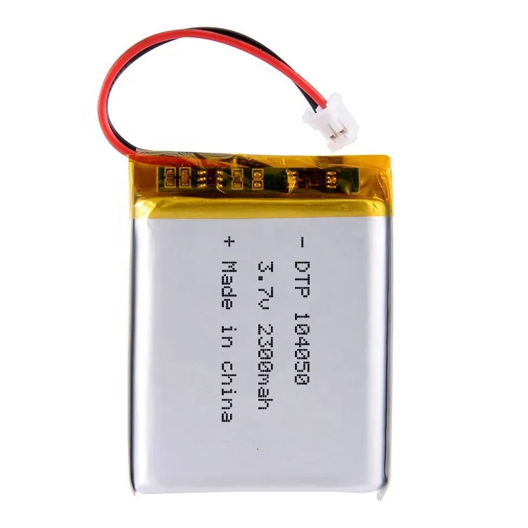 High Capacity iphone Battery DTP 104050 3.7V 2300mAh Rechargeable  li-ion battery Li Polymer Battery for 3D glasses