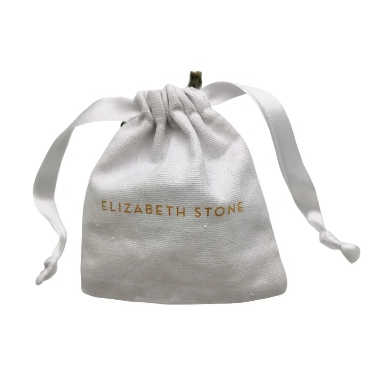 
Wholesale Environmental Protection Drawstring Cotton Canvas Bag Plain Cotton Canvas Pouch 