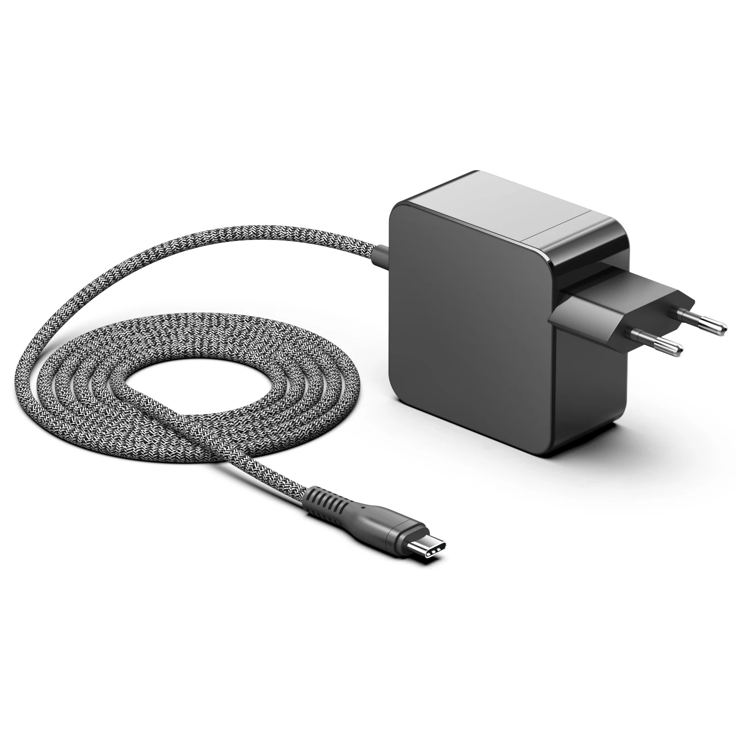 KFD usb c charger 45w usb-c laptop charger Braided Cable Laptop adapter type c for hp USB Type-C charger Laptop Power Adapter