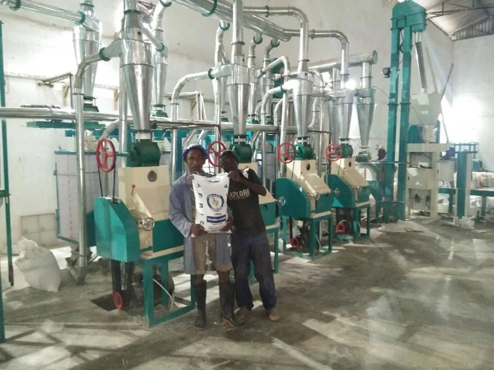 high output small scale industrial fine flour milling plant maize corn wheat flour mill