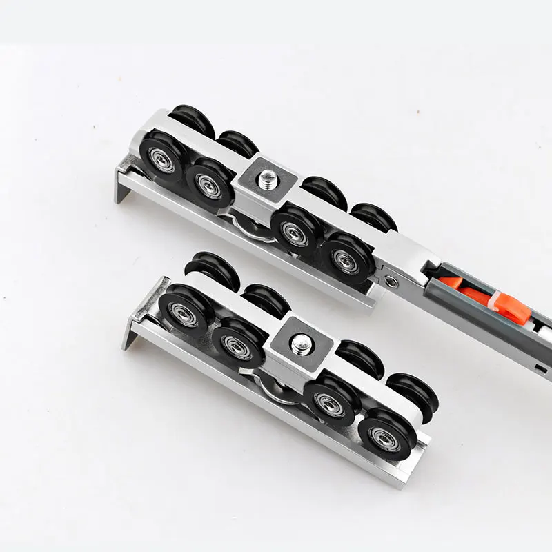 Fast Delivery 60kg Double Soft Closing System Soft Closing Sliding Door Roller With Damper