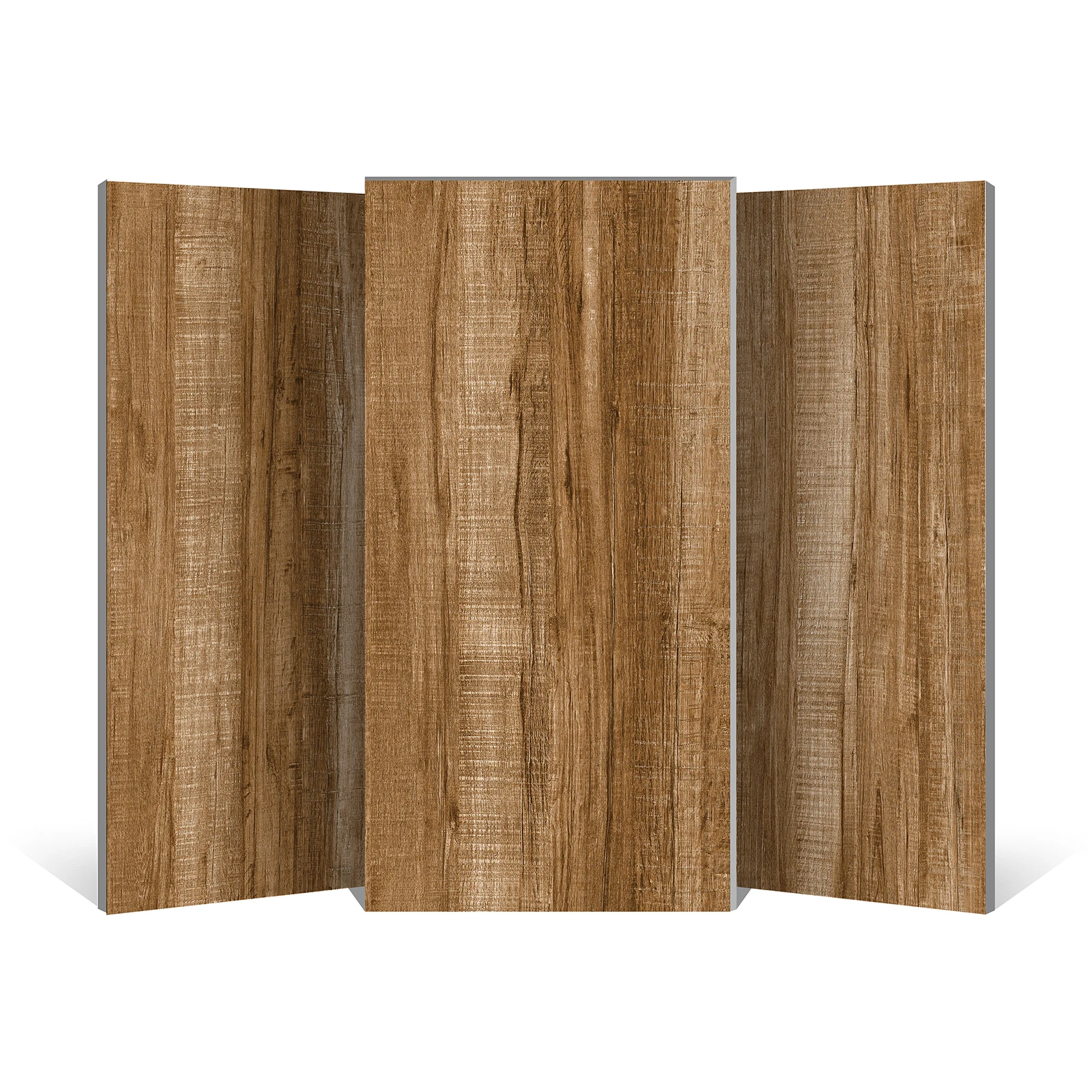 
450x900MM wooden tiles ceramic floor dark brown colour for wall living room 