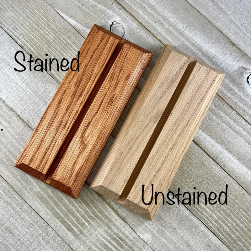 Customized Creative Wooden Crafts Photo Base Stand Holder for Calendar Menu Card Trading Card for Bedroom & Tools Use