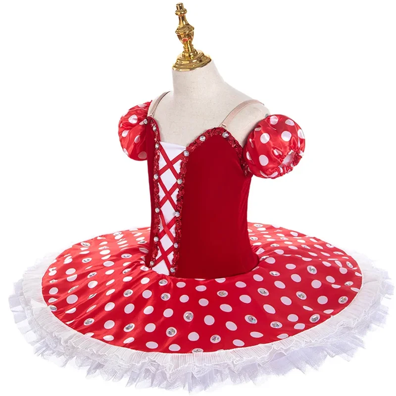 2024 Red Ballet Tutu Skirt Women Dress Long Vestidos For Girls Performance Clothing Swan Belly Dance Skirts