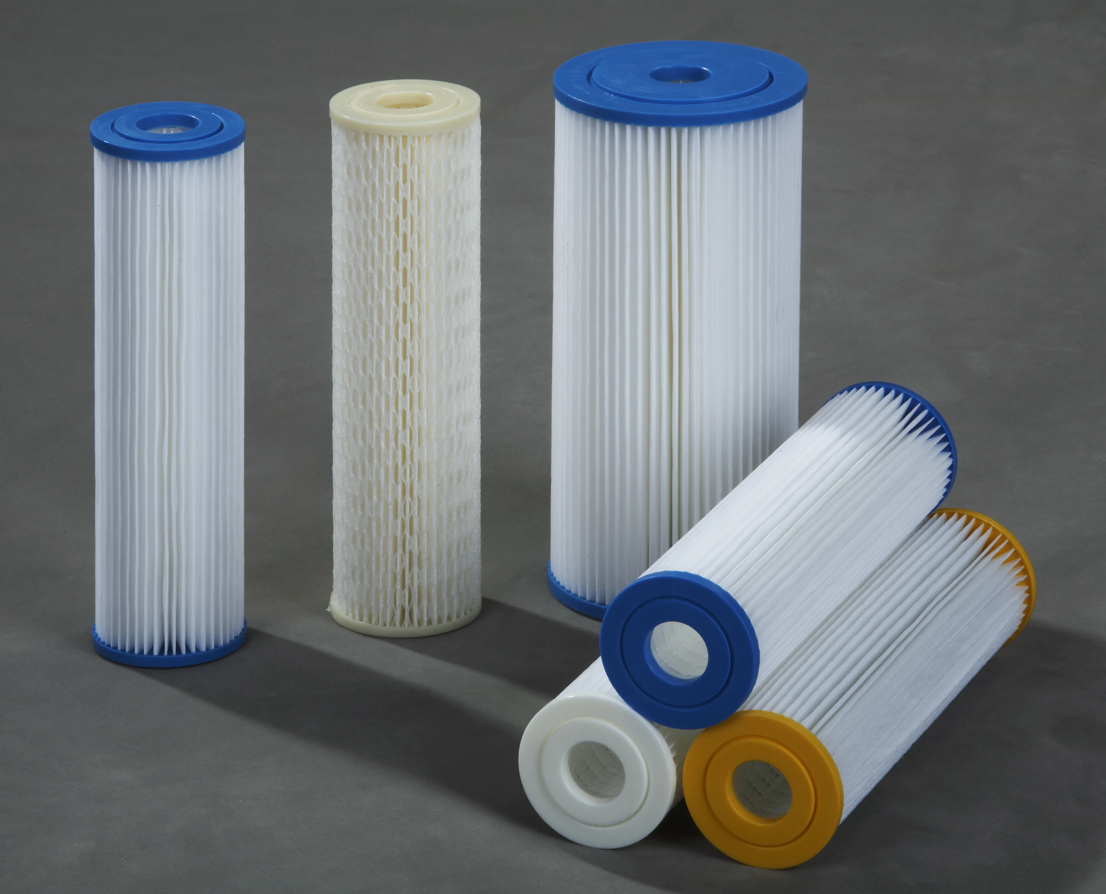PET/PP Water Filter Pleated  Cartridge 10 Inch 5 Micron Filter Element For Water Purifier And Food And Beverage