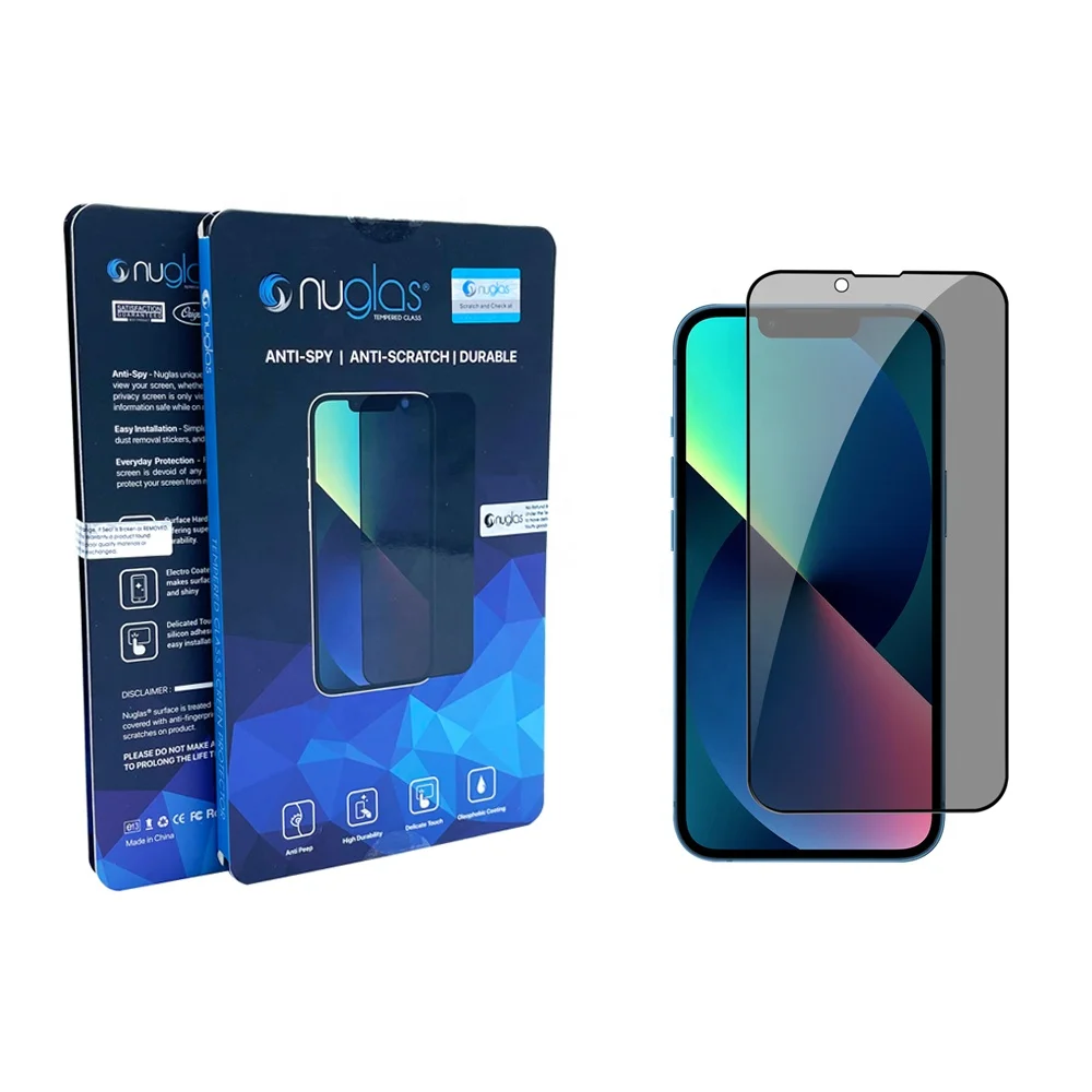 High Quality 9H Hardness Privacy Screen Protector Explosion Proof Full Cover Privacy Tempered Glass For iPhone 14