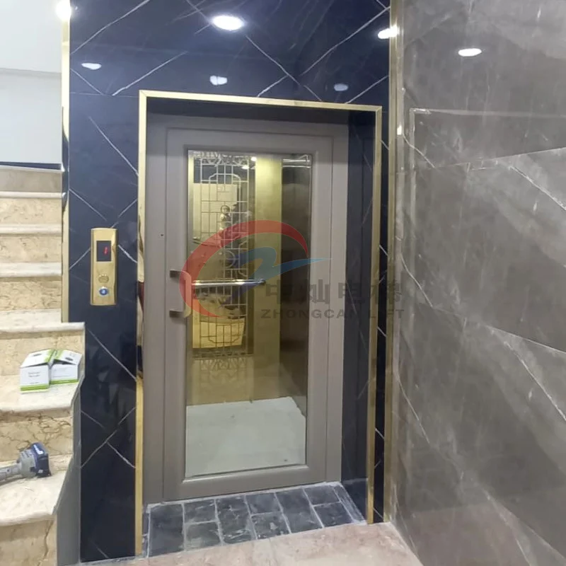 3-Floor Residential Home Elevator Lift shaft Personal Passenger Elevator With Hydraulic Drive And Safety Feature