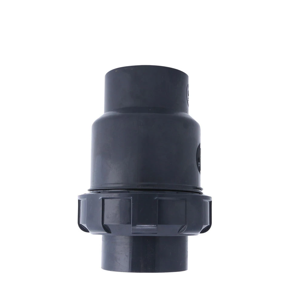 20-63mm pvc upvc cpvc pph check valve factory price check valve pvc check valve for water treatment