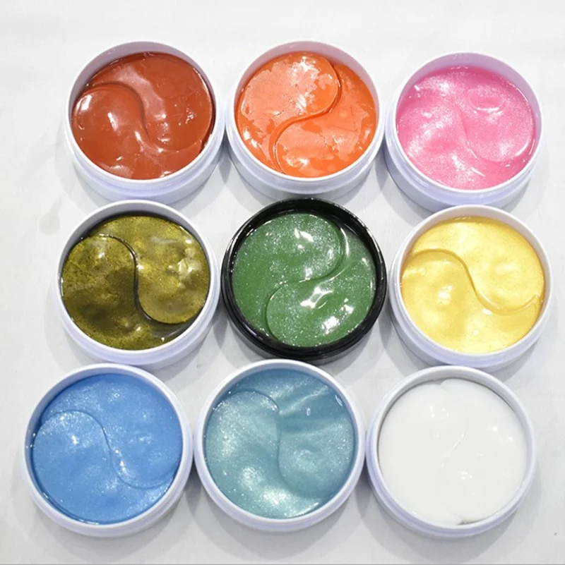 OEM/ODM Антивозрастные гелевые подушечки для глаз против морщин 24k золотые коллагеновые подушечки под глазами скрывающая маска для глаз