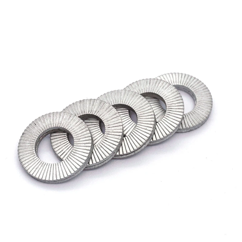 DIN25201 Double Fold Self-Locking Lock Washer Dual Stacked Self Locking Washer